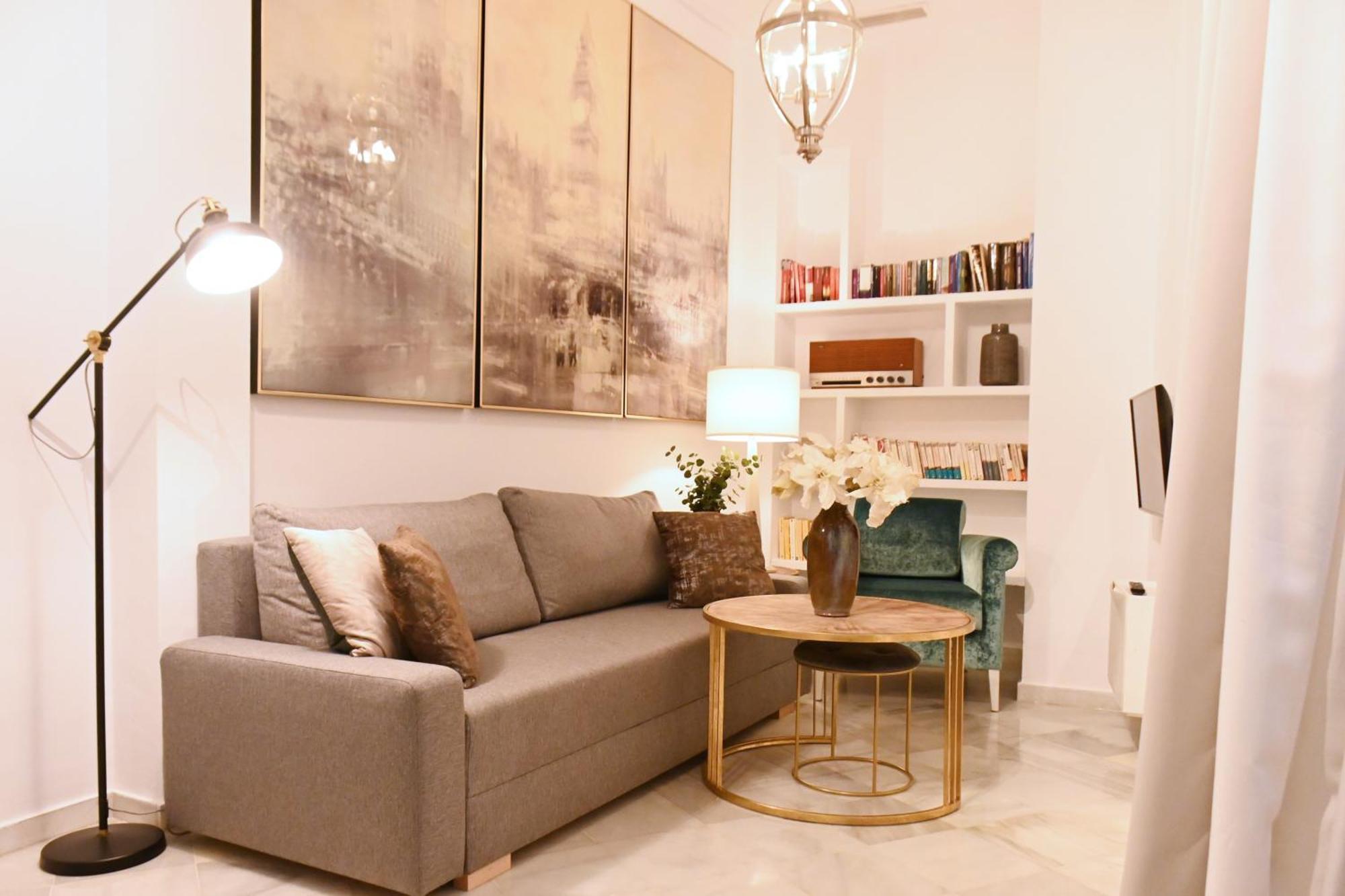 Precioso apartamento con patio en La Alameda Sevilla Habitación foto